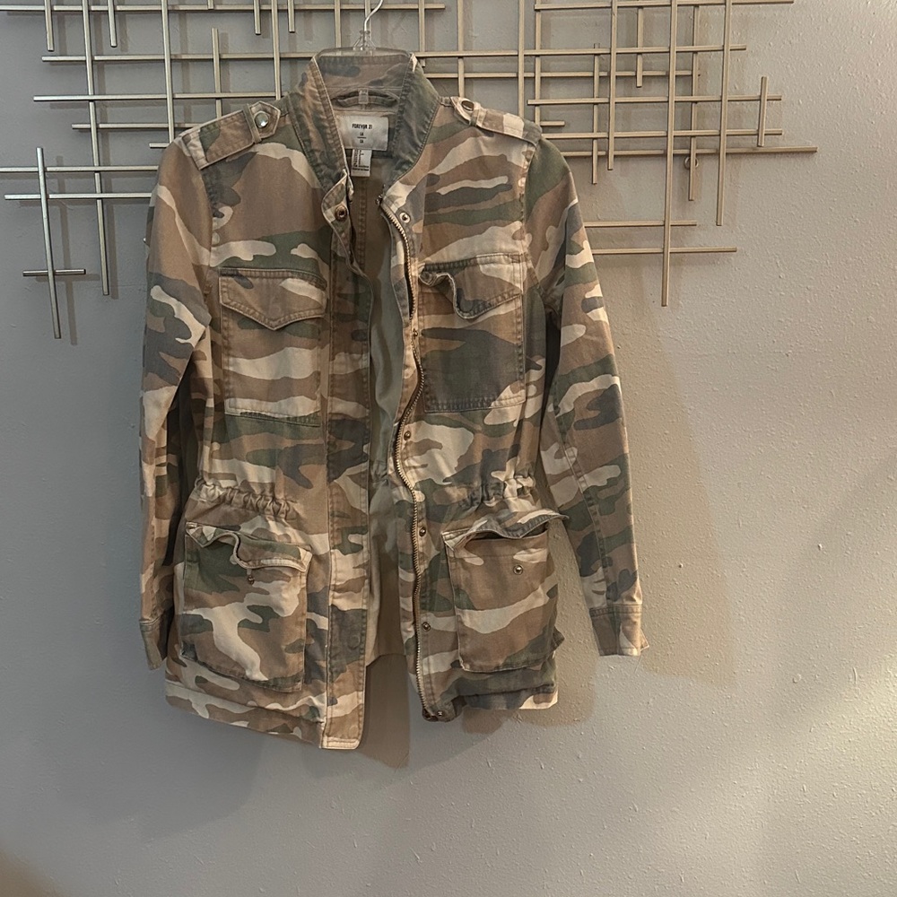 Camouflage Military Style Jacket